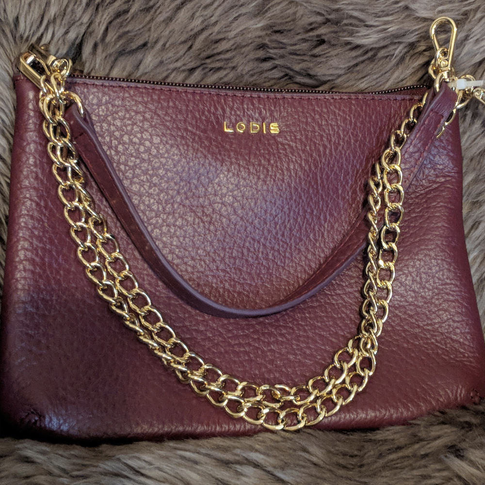 Lodis Italian Leather Cross-body Purse - brand new